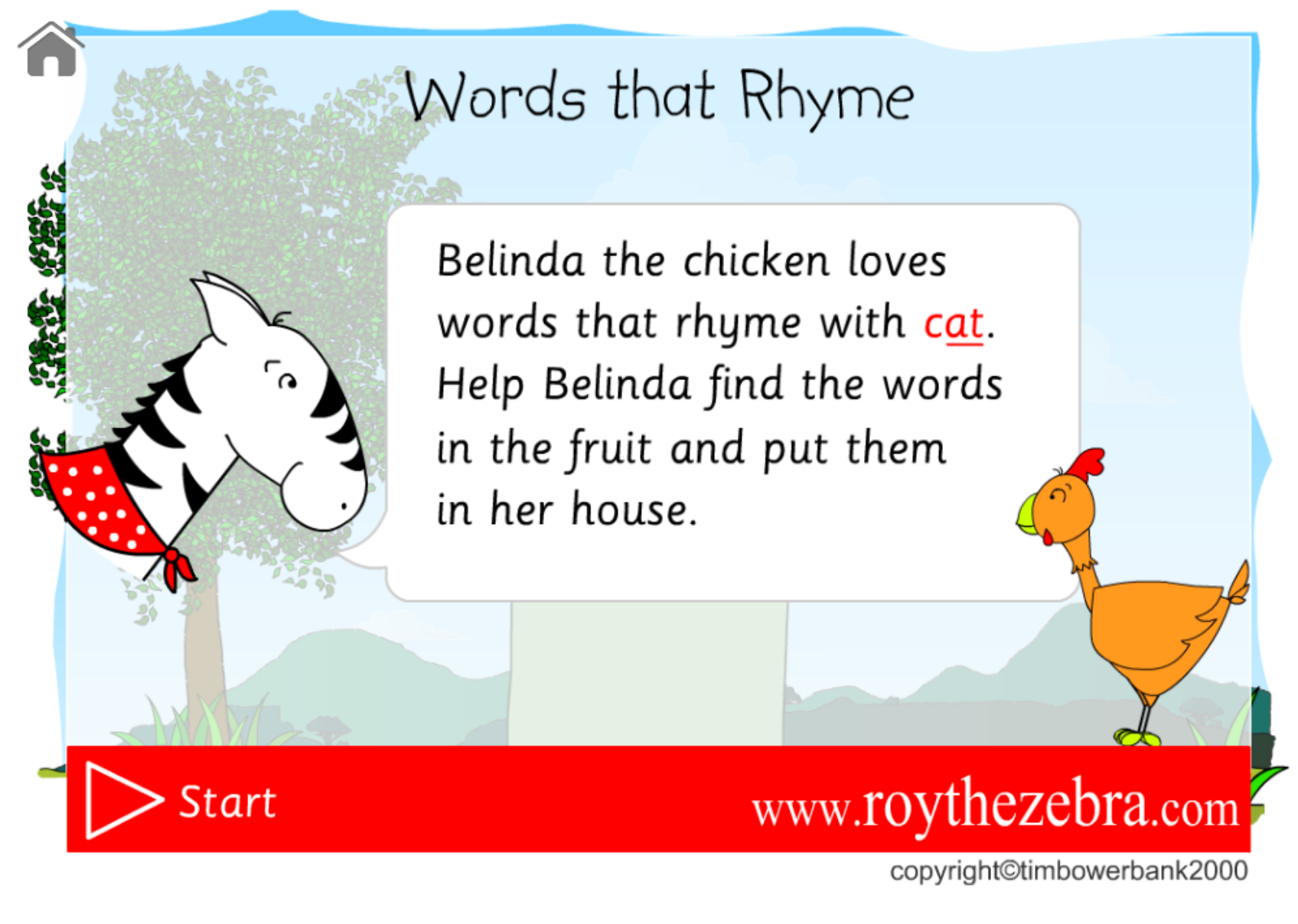 Words That Rhyme Games